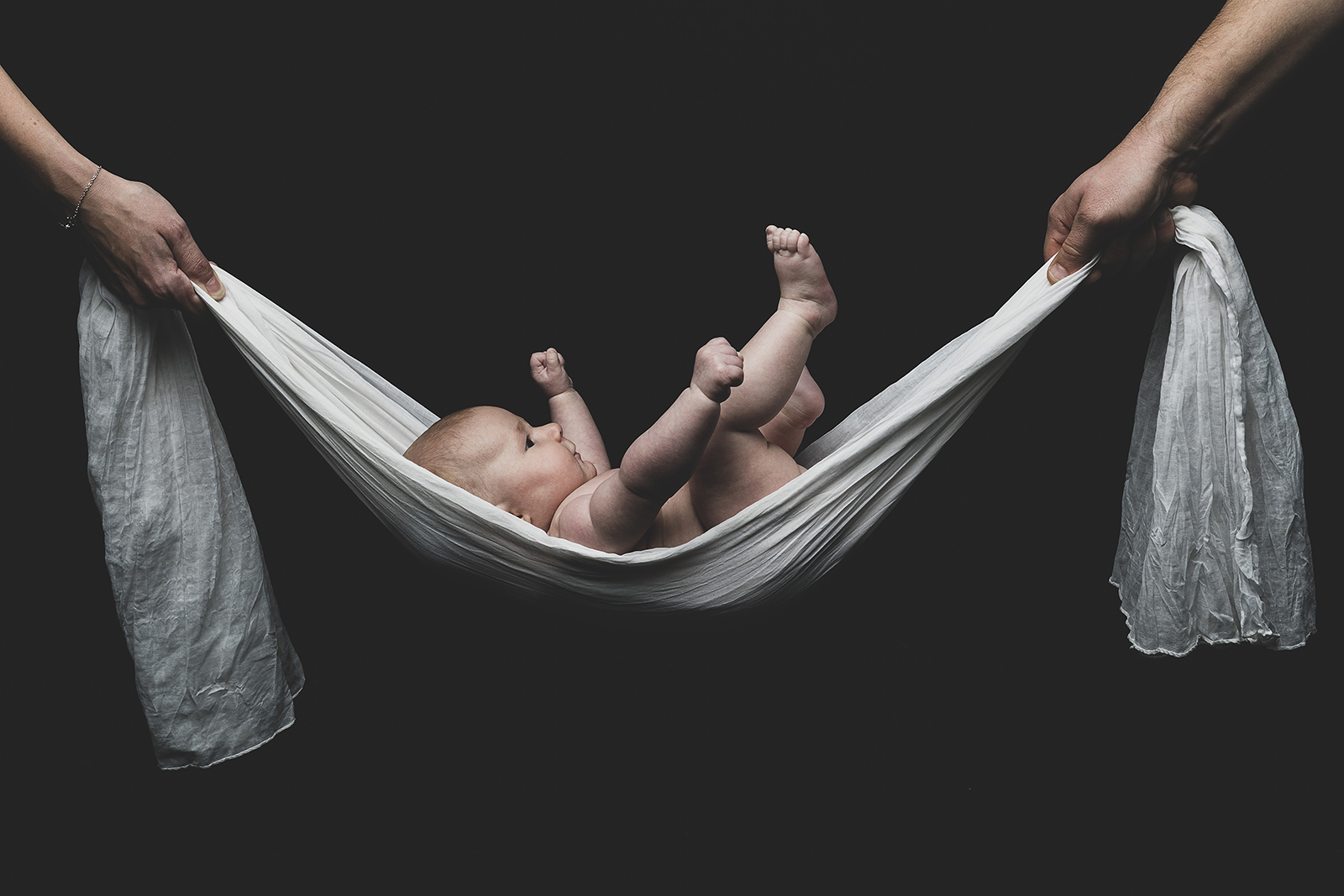 Photo de nouveaux-nés, bébés en studio