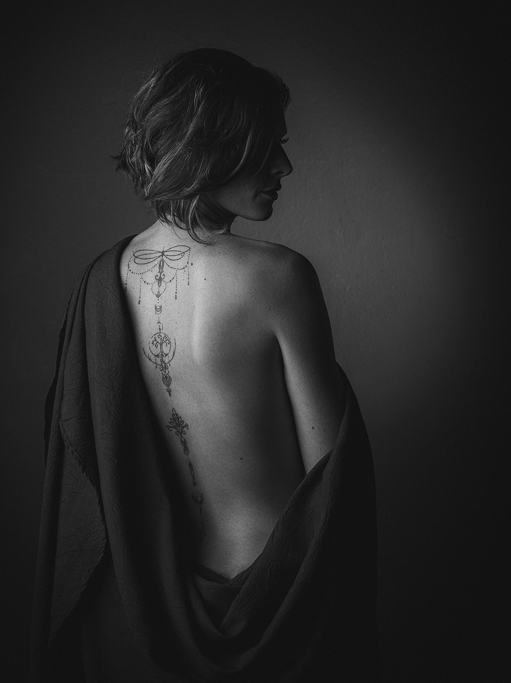 Portrait noir et blanc
