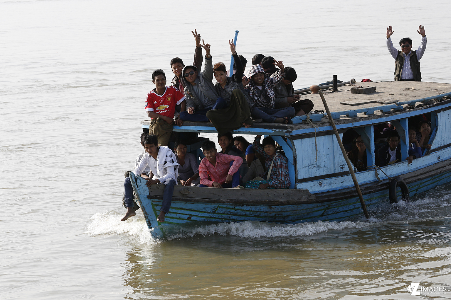 Sur le fleuve Ayeyarwady