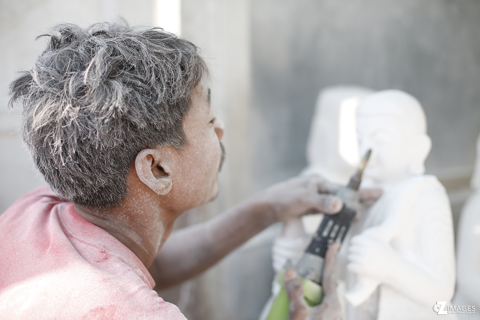 Sculpteur de marbre - Mandalay