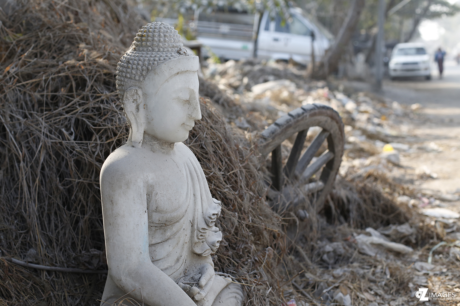 Quartier des sculpteurs de marbre - Mandalay