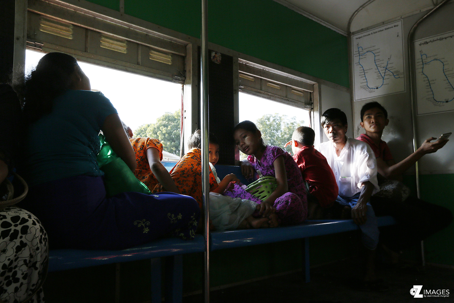 Le train circulaire - Rangoon (Yangon)