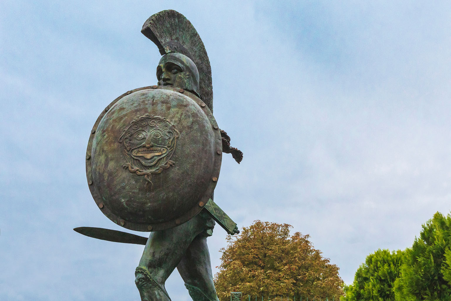 Statue de Leonidas à Sparte