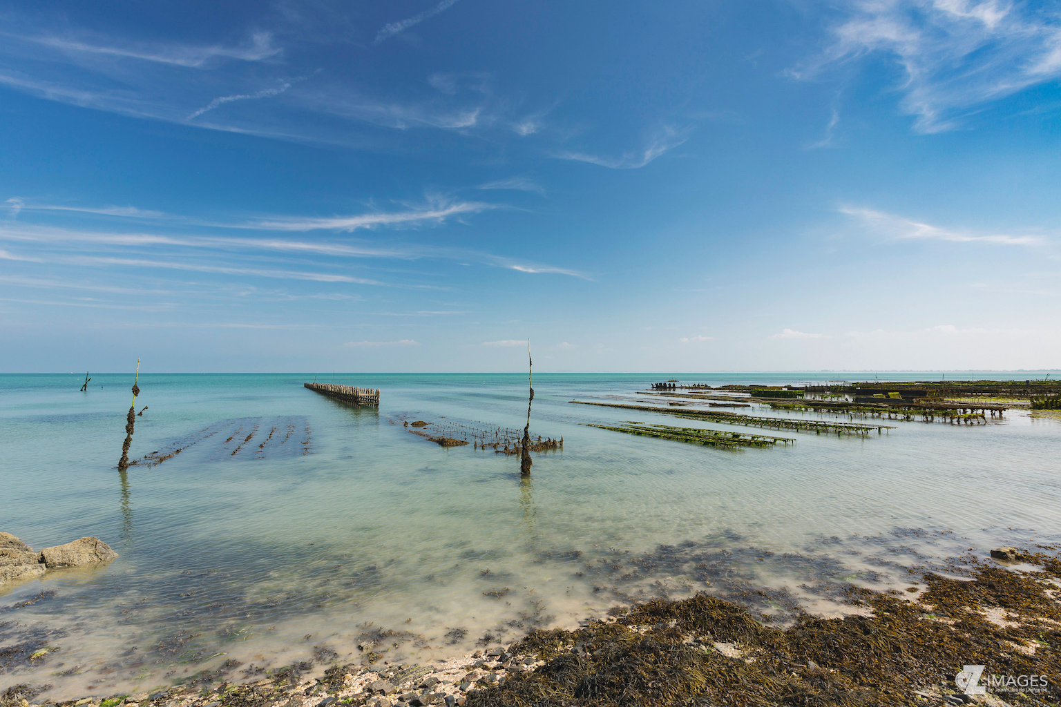 Les bassins d'huîtres de Cancale