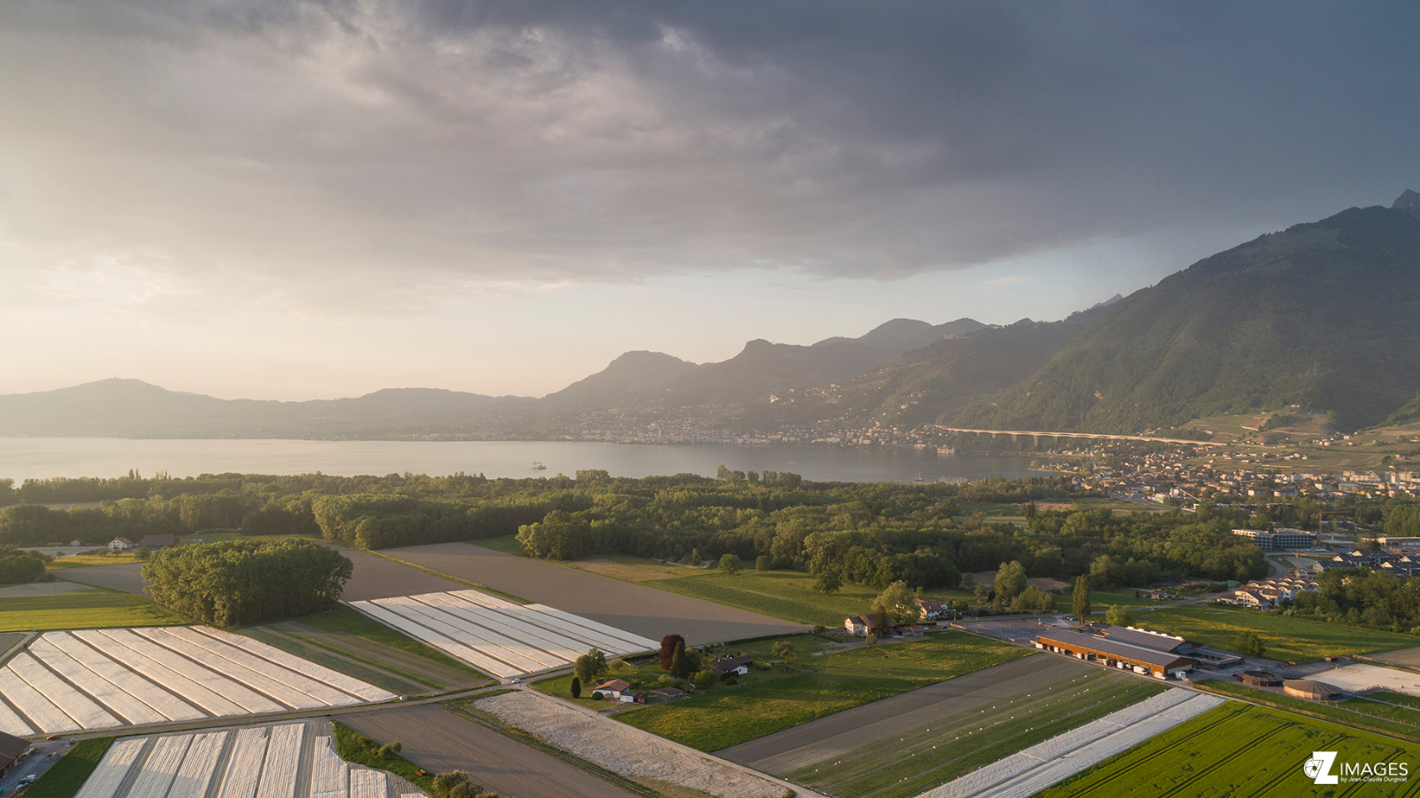 Le graphisme des campagne vue du ciel