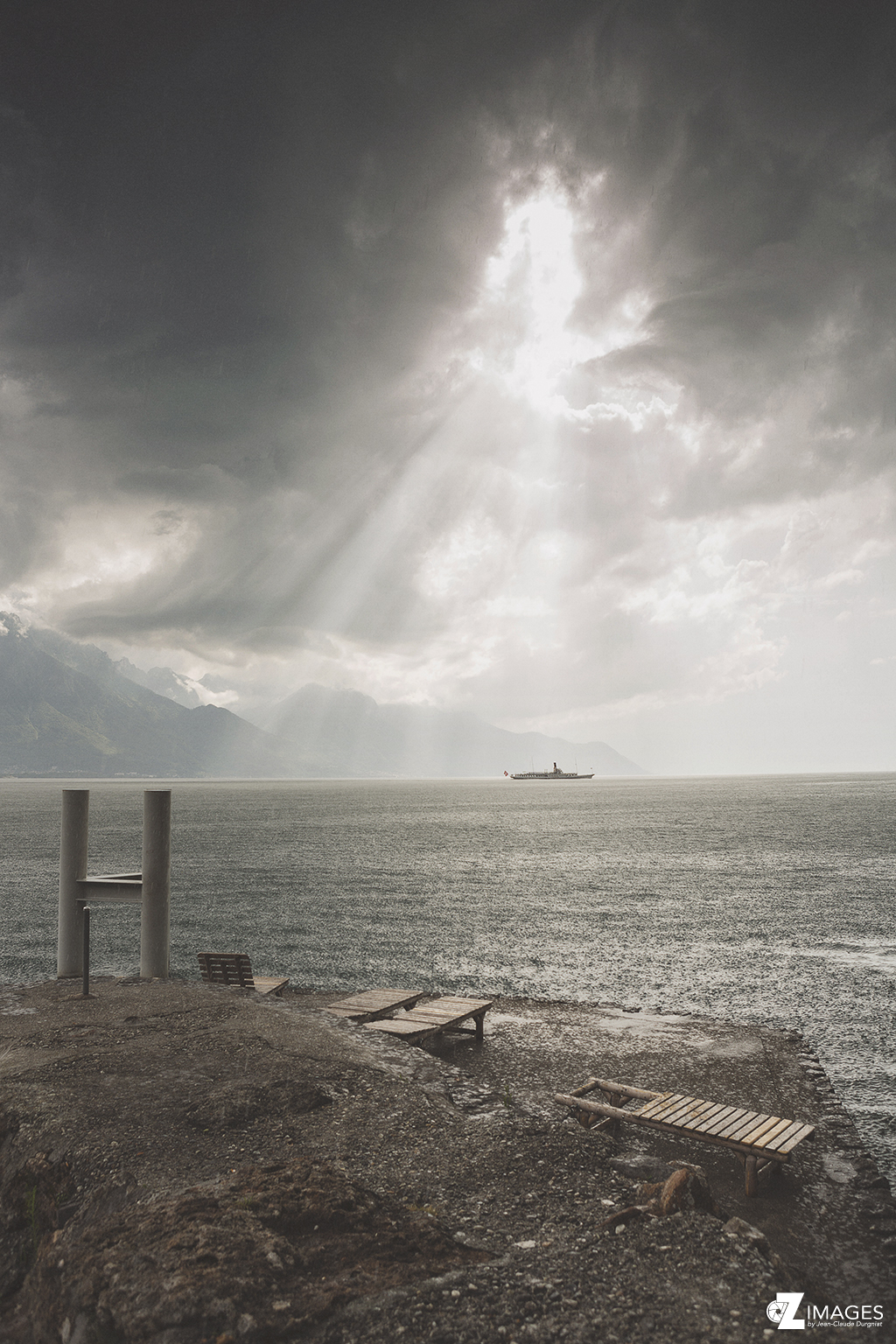 Une éclaircie sur le Léman