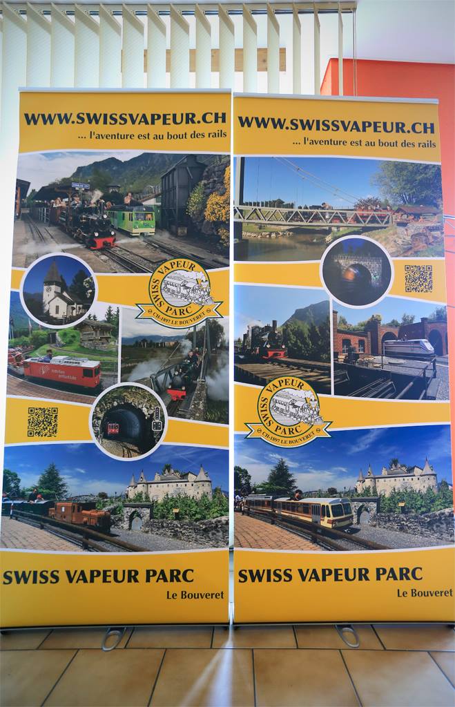 Rollup du Swiss Vapeur Parc