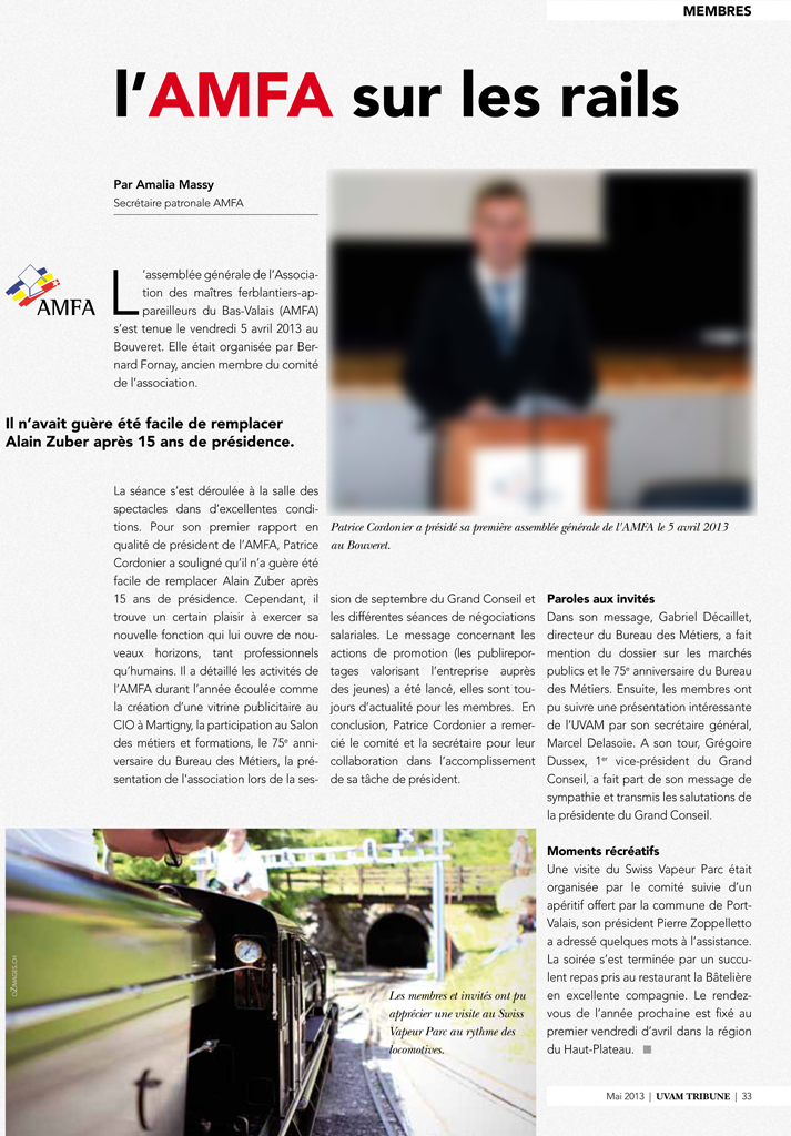 UVAM Tribune | Presse spécialisée